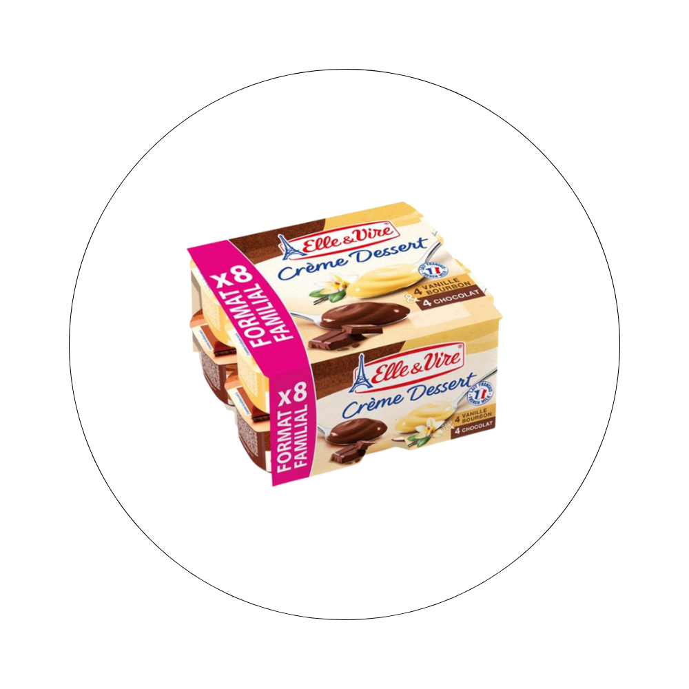 ELLE & VIRE - Pack Vanille & Chocolat
