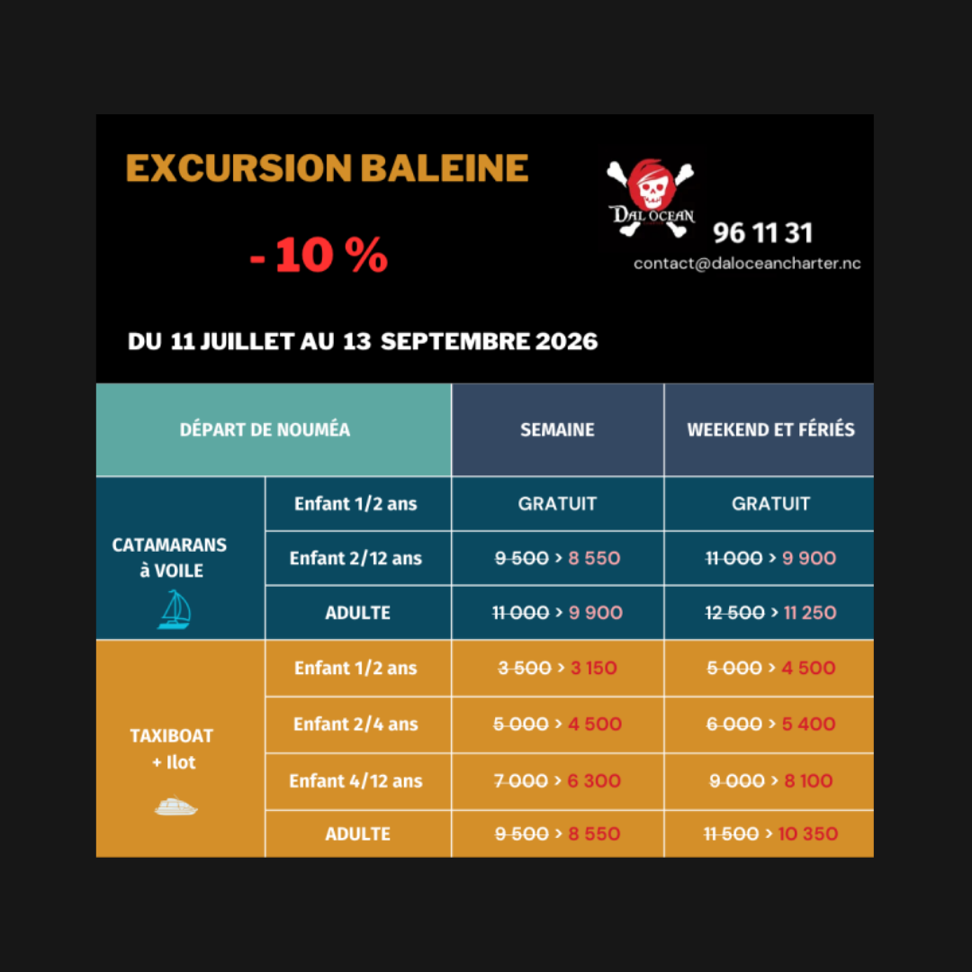 Dal Océan Charter - Excursion Baleine